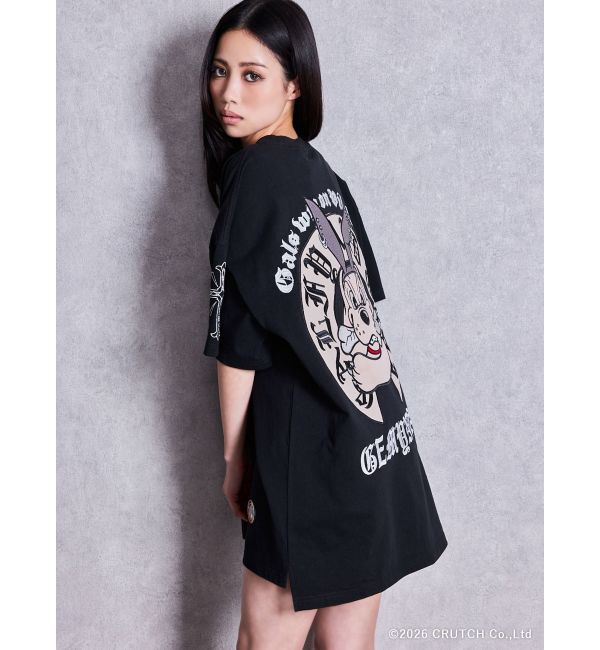 GYDA「GYDA&times;GALFY BACK LOGO BIG Tシャツ」|Tシャツ・カットソー|