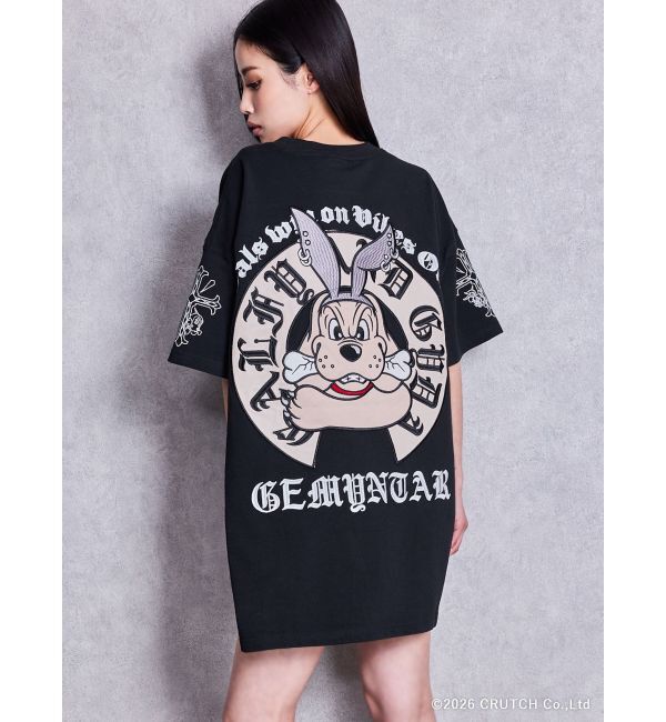 GYDA「GYDA&times;GALFY BACK LOGO BIG Tシャツ」|Tシャツ・カットソー|