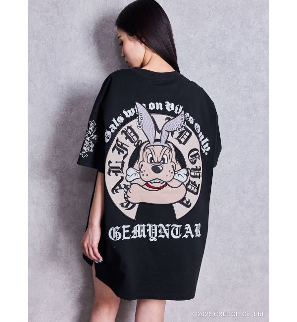 GYDA「GYDA&times;GALFY BACK LOGO BIG Tシャツ」|Tシャツ・カットソー|