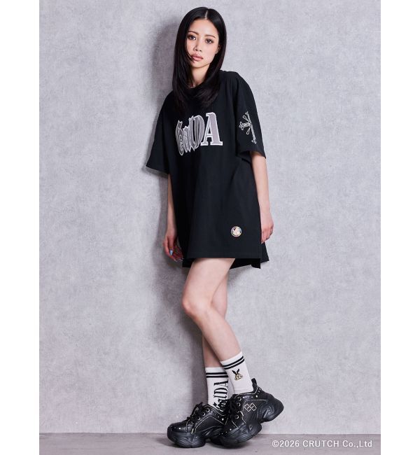 GYDA「GYDA&times;GALFY BACK LOGO BIG Tシャツ」|Tシャツ・カットソー|
