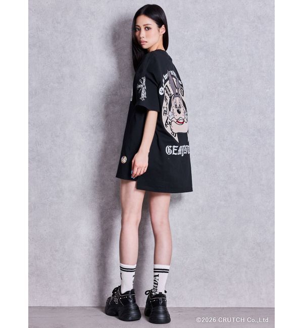 GYDA「GYDA&times;GALFY BACK LOGO BIG Tシャツ」|Tシャツ・カットソー|