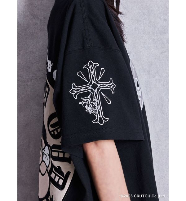 GYDA「GYDA&times;GALFY BACK LOGO BIG Tシャツ」|Tシャツ・カットソー|
