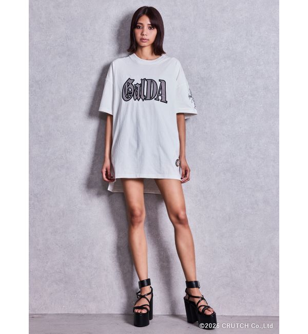 GYDA「GYDA&times;GALFY BACK LOGO BIG Tシャツ」|Tシャツ・カットソー|