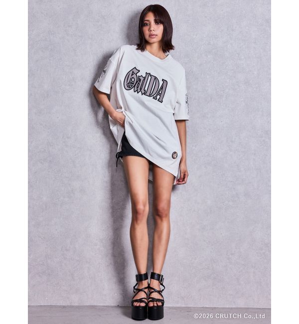GYDA「GYDA&times;GALFY BACK LOGO BIG Tシャツ」|Tシャツ・カットソー|