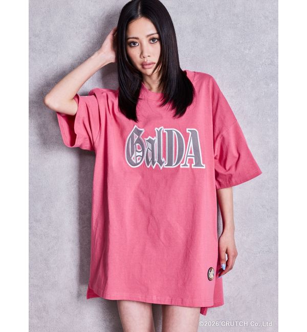 GYDA「GYDA&times;GALFY BACK LOGO BIG Tシャツ」|Tシャツ・カットソー|ピンク