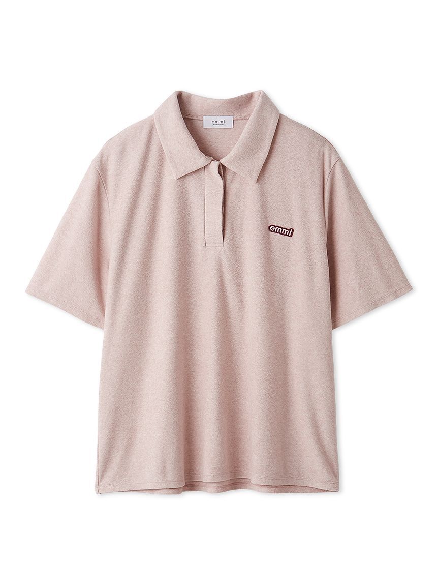 emmi atelier「emmiロゴパイルポロトップス【セットアップ対応】」|ポロシャツ|LPNK