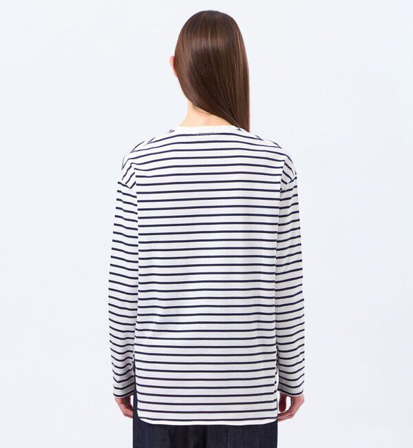 MACKINTOSH PHILOSOPHY「ラウンドヘムシルケットボーダーカットソー」|Tシャツ・カットソー|