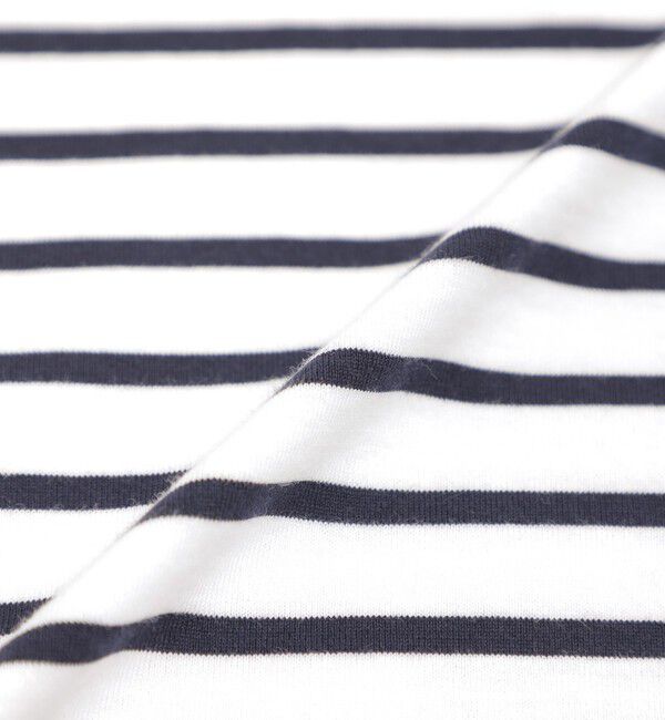 MACKINTOSH PHILOSOPHY「ラウンドヘムシルケットボーダーカットソー」|Tシャツ・カットソー|