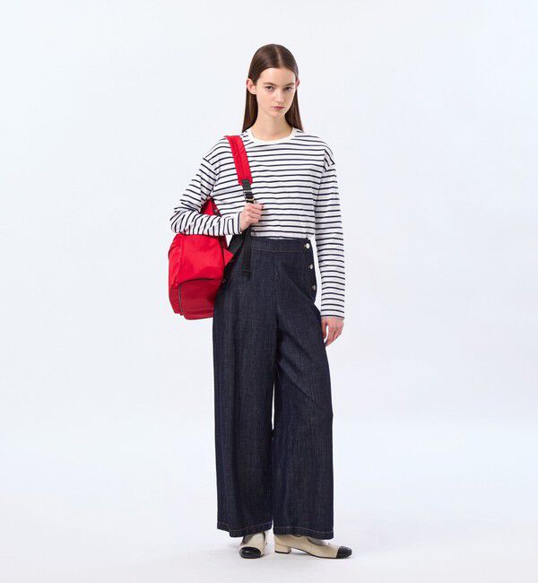 MACKINTOSH PHILOSOPHY「ラウンドヘムシルケットボーダーカットソー」|Tシャツ・カットソー|