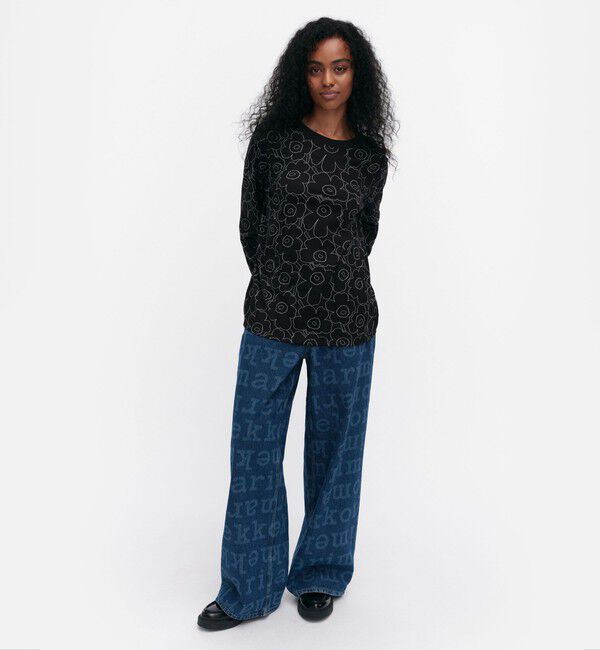 Marimekko「Sekunti Piirto Unikko カットソー」|シャツ・ブラウス|