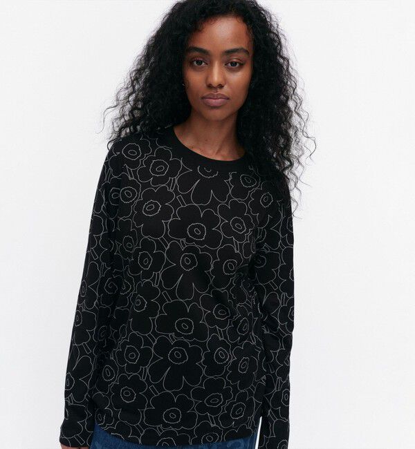 Marimekko「Sekunti Piirto Unikko カットソー」|シャツ・ブラウス|