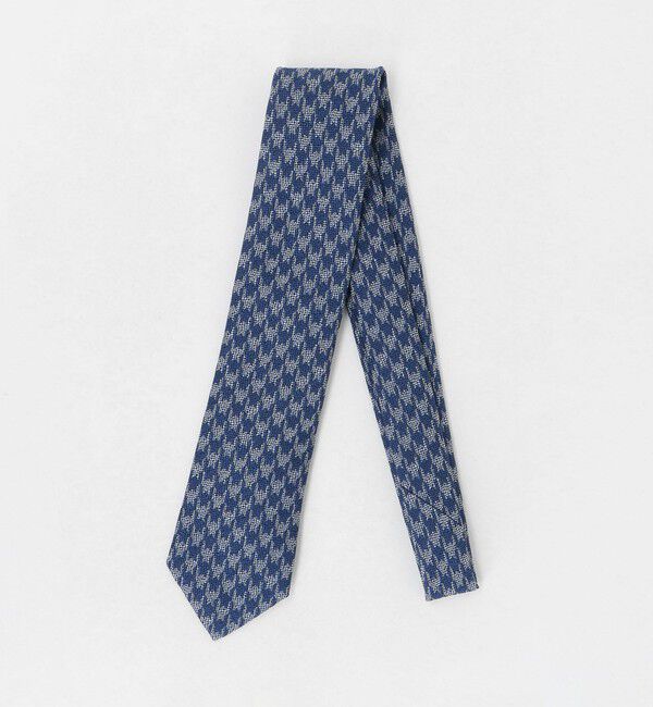 UNITED ARROWS「＜ERRICO FORMICOLA＞ハウンドトゥ―ス ジャガード ネクタイ」|ネクタイ・蝶ネクタイ|NAVY