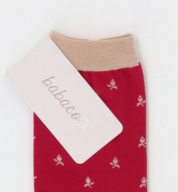 UNITED ARROWS「＜babaco＞タイニーフラワー ソックス」|ソックス|