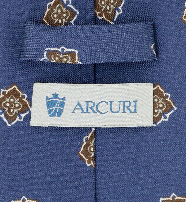 UNITED ARROWS「＜ARCURI＞スクエア フラワープリント ネクタイ」|ネクタイ・蝶ネクタイ|