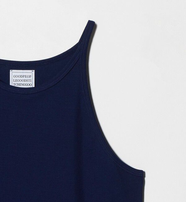 UNITED ARROWS「＜GOOD PEOPLE GOOD STITCHING GOOD PRODUCT＞リブ タンクトップ」|キャミソール|