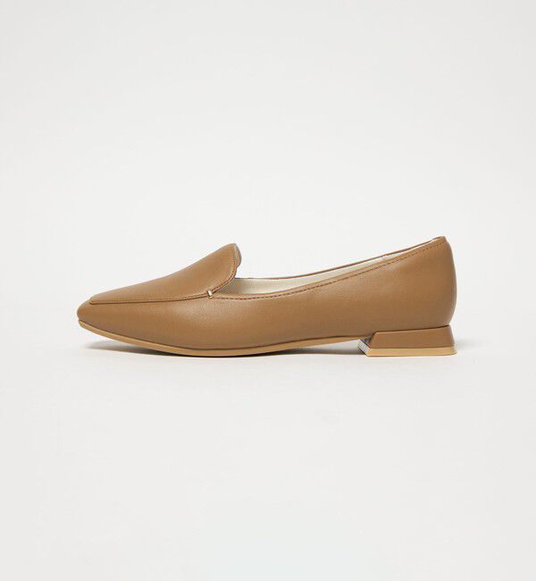 UNITED ARROWS green label relaxing「クッショニーシューズ メタルチップ モカ / フラットシューズ」|ローファー|