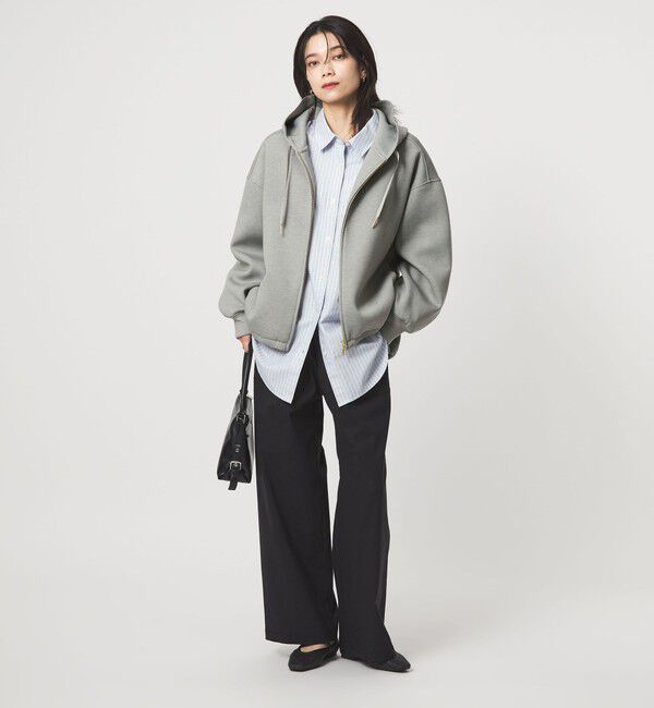 UNITED ARROWS green label relaxing「［size SHORTあり］ダンボール ジップ フーディ」|パーカー|