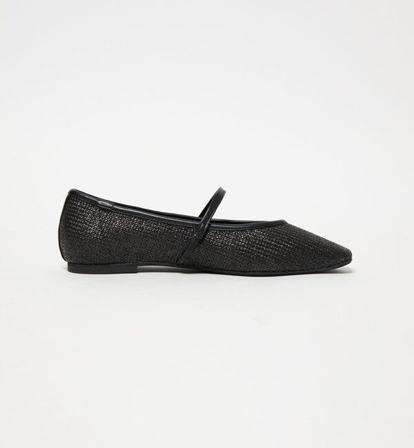UNITED ARROWS green label relaxing「スクエアストラップ フラットシューズ」|パンプス|