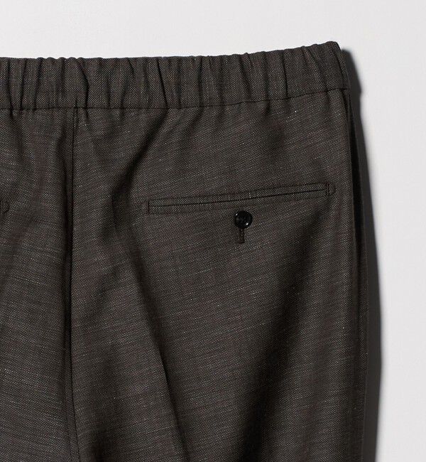 UNITED ARROWS green label relaxing「TW リネン デニムライク 01 ワイド 1プリーツ スラックス セットアップパンツ」|スラックス|