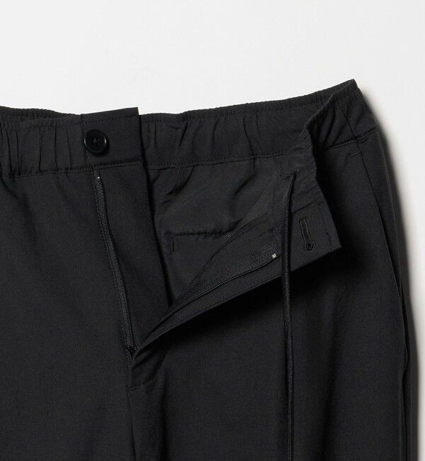 BEAUTY&YOUTH UNITED ARROWS「スラブ １プリーツ イージー テーパード パンツ NO.5 ストレッチ 撥水 UVカット 」|チノ|