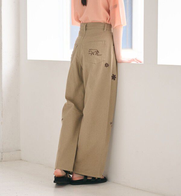 BEAUTY&YOUTH UNITED ARROWS「ドローイング エンブロイダリー 5ポケットパンツ」|その他|