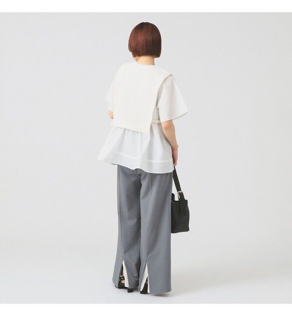 Ray BEAMS 「ケーブル ジャカード キリカエ プルオーバー」|Tシャツ・カットソー|