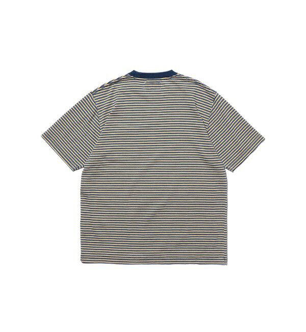 BEAMS PLUS「Pocket Tee Indigo Stripe」|Tシャツ・カットソー|