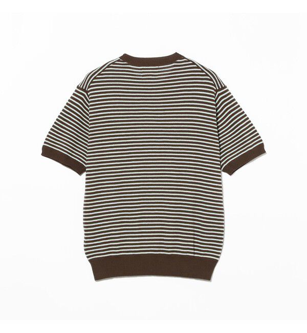 BEAMS PLUS「Knit Tee Dot Pattern Jacquard」|Tシャツ・カットソー|