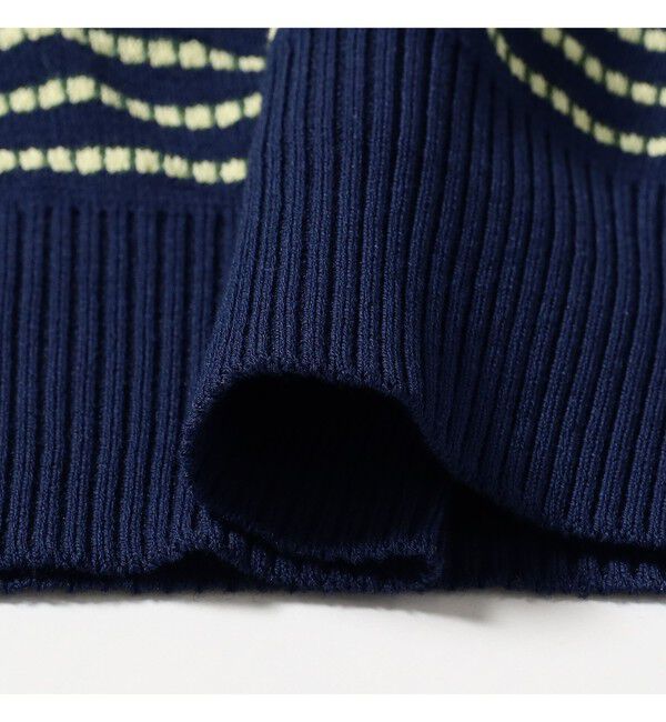 BEAMS PLUS「Knit Tee Dot Pattern Jacquard」|Tシャツ・カットソー|