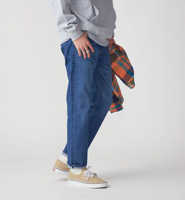 SHIPS「【WEB限定】SHIPS: MADE IN JAPAN セルビッチ ストレッチ スリムストレート デニム パンツ」|デニム|