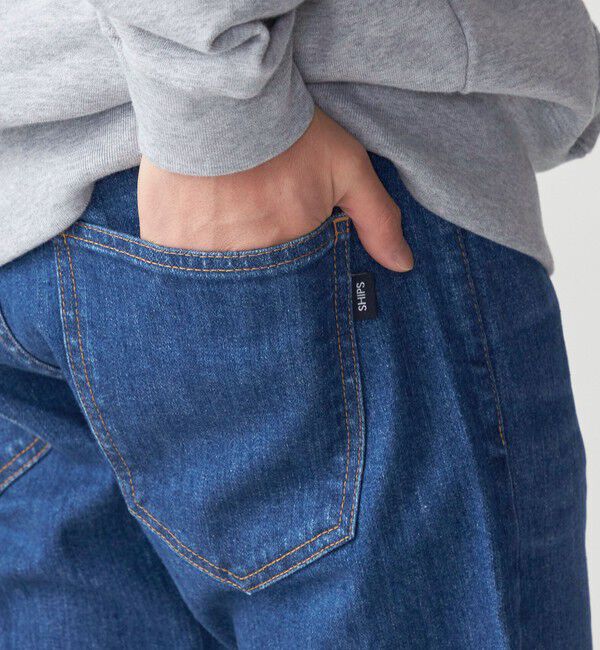 SHIPS「【WEB限定】SHIPS: MADE IN JAPAN セルビッチ ストレッチ スリムストレート デニム パンツ」|デニム|