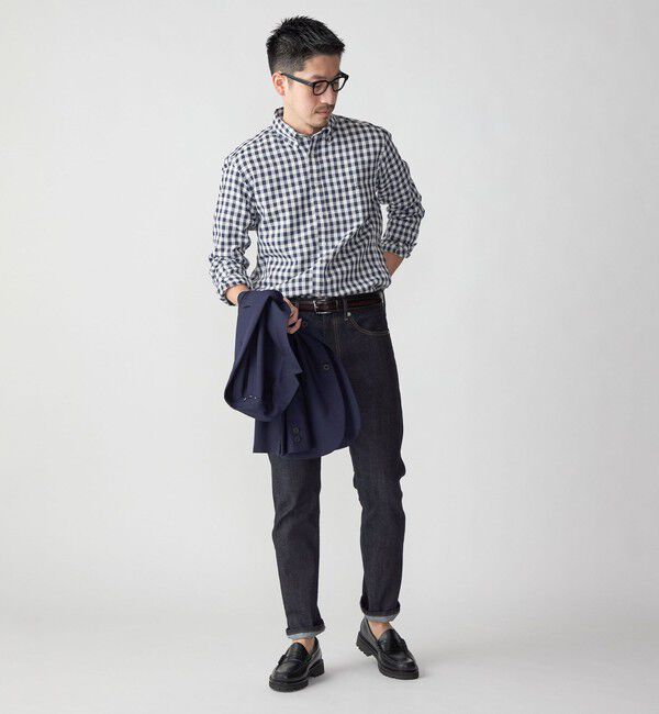 SHIPS「【WEB限定】SHIPS: MADE IN JAPAN セルビッチ ストレッチ スリムストレート デニム パンツ」|デニム|