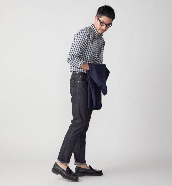 SHIPS「【WEB限定】SHIPS: MADE IN JAPAN セルビッチ ストレッチ スリムストレート デニム パンツ」|デニム|