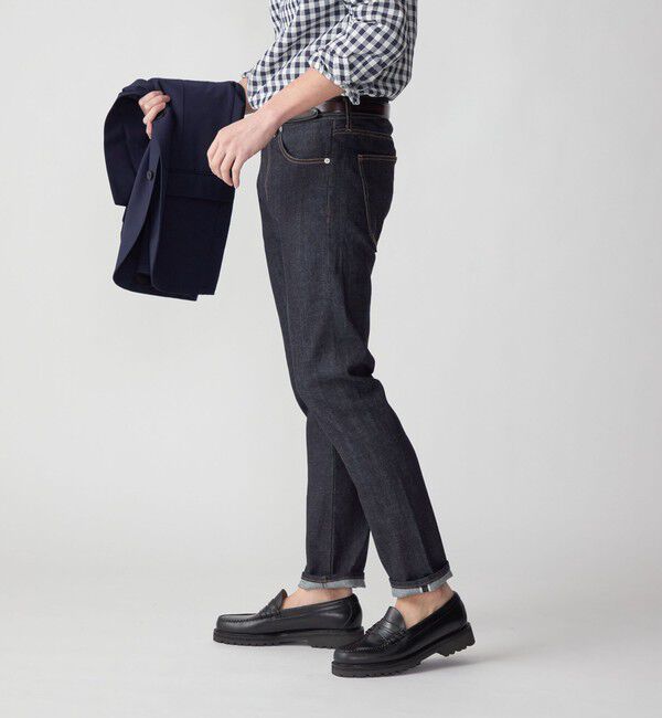 SHIPS「【WEB限定】SHIPS: MADE IN JAPAN セルビッチ ストレッチ スリムストレート デニム パンツ」|デニム|
