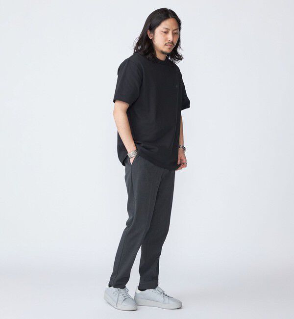 SHIPS「【WEB限定】SHIPS:〈接触冷感・吸水速乾等〉STORATECH(TM）ワンポイントロゴ スムース Tシャツ」|Tシャツ・カットソー|