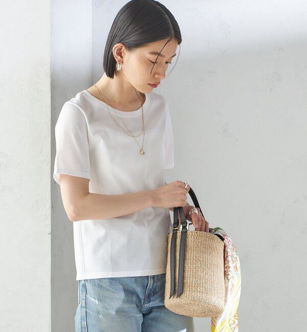 SHIPS for women「ギザコットン ベーシック TEE」|Tシャツ・カットソー|