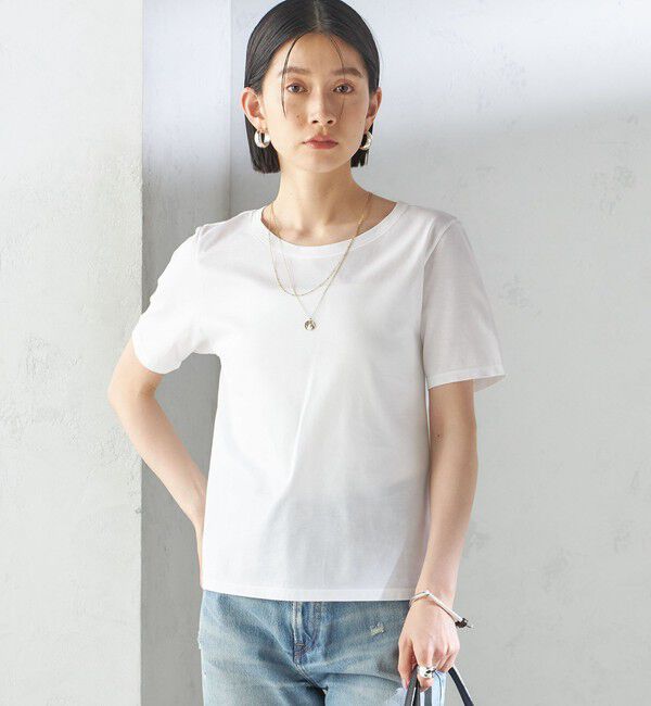 SHIPS for women「ギザコットン ベーシック TEE」|Tシャツ・カットソー|