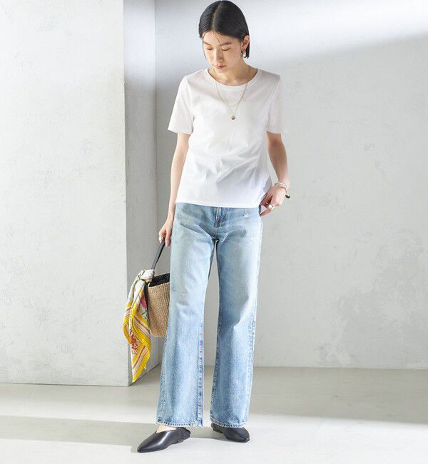 SHIPS for women「ギザコットン ベーシック TEE」|Tシャツ・カットソー|
