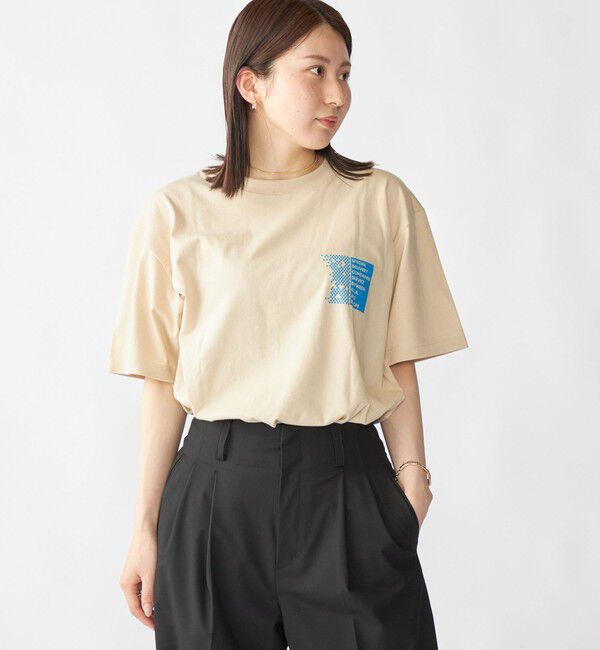 SHIPS「【WEB限定】SHIPS: SHIPS Co. デザイン プリント Tシャツ」|Tシャツ・カットソー|