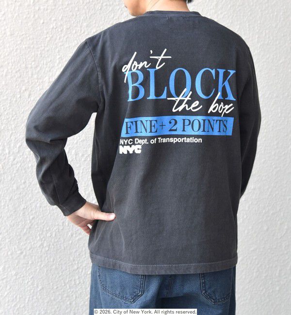 SHIPS any「GOOD ROCK SPEED: NYC グラフィック プリント Tシャツ(ロンT)◇」|Tシャツ・カットソー|