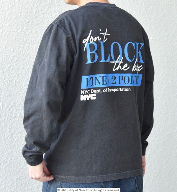 SHIPS any「GOOD ROCK SPEED: NYC グラフィック プリント Tシャツ(ロンT)◇」|Tシャツ・カットソー|