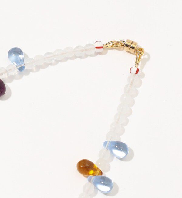 TOMORROWLAND GOODS「AGLAGLA Mini Multi Drop Glass Beads ネックレス」|ネックレス|