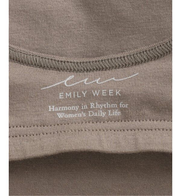 EMILYWEEK「《追加3》オーガニックコットン混 ストレッチブラキャミソール（グレージュ）」|インナー|