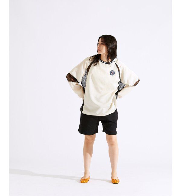 Paris Saint-Germain「【Paris Saint-Germain / パリ・サン＝ジェルマン】SATINxLACE GAME TOPS」|Tシャツ・カットソー|