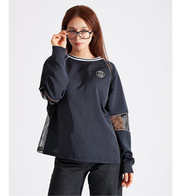 Paris Saint-Germain「【Paris Saint-Germain / パリ・サン＝ジェルマン】SATINxLACE GAME TOPS」|Tシャツ・カットソー|