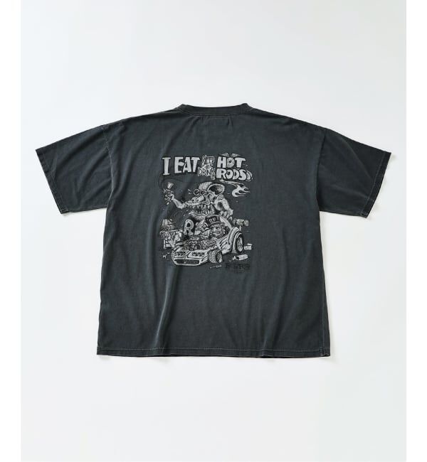 JOURNAL STANDARD relume「REMI RELIEF 別注 &rdquo;RAT FINK&rdquo; ヴィンテージ加工 ワイドTシャツ」|Tシャツ・カットソー|