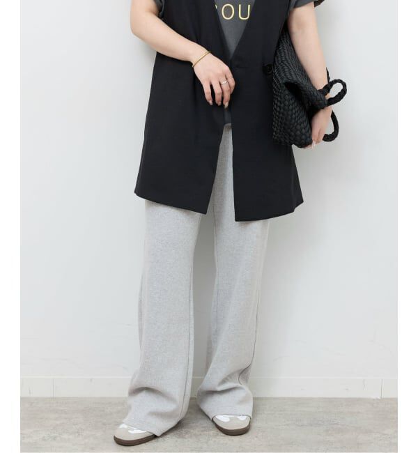 JOURNAL STANDARD relume「リブジャージーフレアパンツ」|その他|グレーB