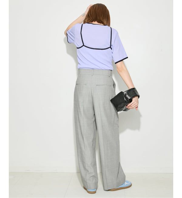 journal standard L'essage「DRY RIB セットアップトリム」|Tシャツ・カットソー|