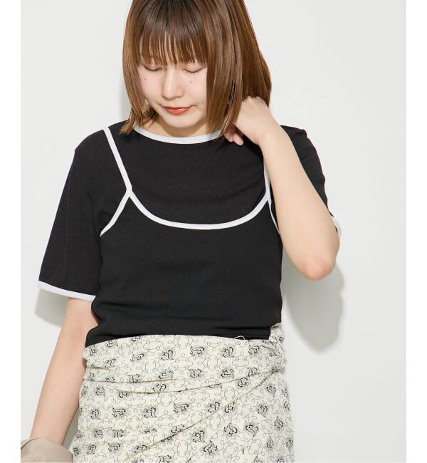 journal standard L'essage「DRY RIB セットアップトリム」|Tシャツ・カットソー|