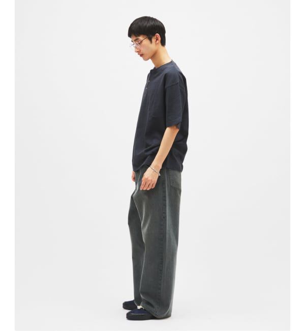 JOURNAL STANDARD「スラブ ヘンリー ネック 半袖 Tシャツ」|Tシャツ・カットソー|